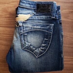 ROBINS JEANS WOMENS MARILYN STRAIGHT SZ 26